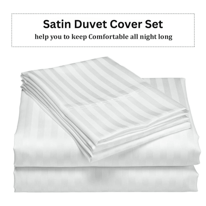 COMFYB LUXURY 100% COTTON SATIN BED SET SOLID