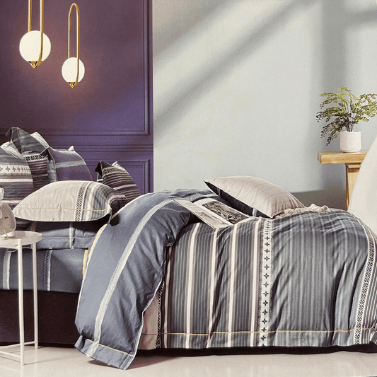 CANNON 100% COTTON PRINTED BED SET 200 TC RESEN