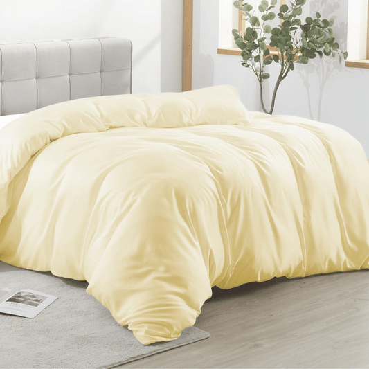 COMFYB 100% COTTON YELLOW DUVET COVER