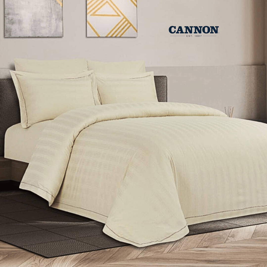 CANNON  BEDSET COTTON SATIN 200 TC