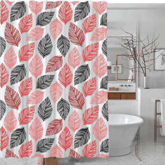 PRINTED SHOWER CURTAIN LEAF