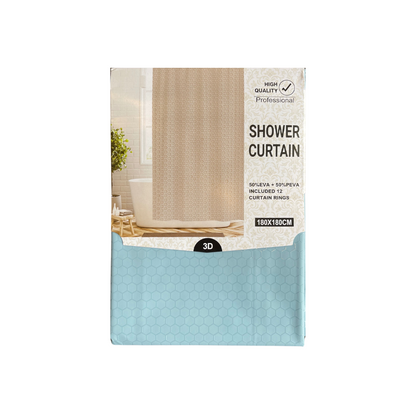 CIRCULAR BATH SHOWER CURTAIN