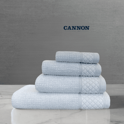 CANNON 100% COTTON TWISTED TOWELS BLUE