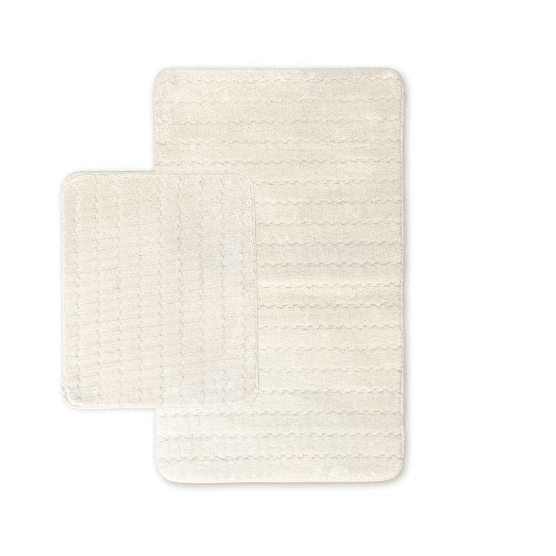 EDOP 100% COTTON BATHMAT SET 2 PIECES