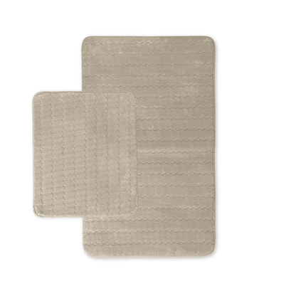 EDOP 100% COTTON BATHMAT SET 2 PIECES