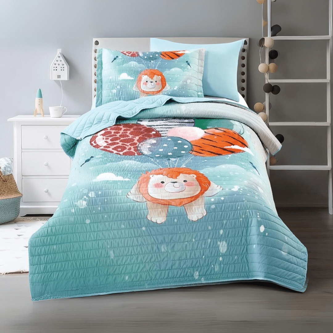 SKY PRINTED KIDS BEDSPREAD