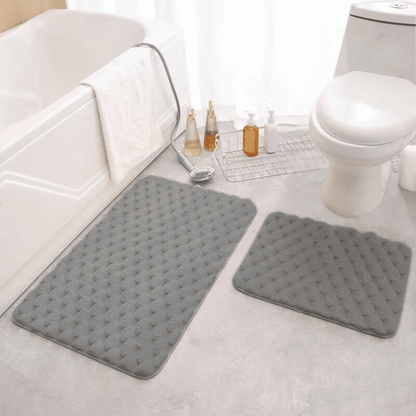 CHENILLE FLUFFY BATHMAT SET 2 PIECE