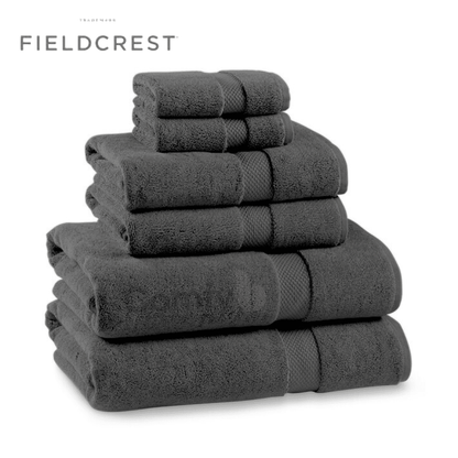 FIELDCREST 100% LUXURY EGYPTION COTTON GREYS TOWELS