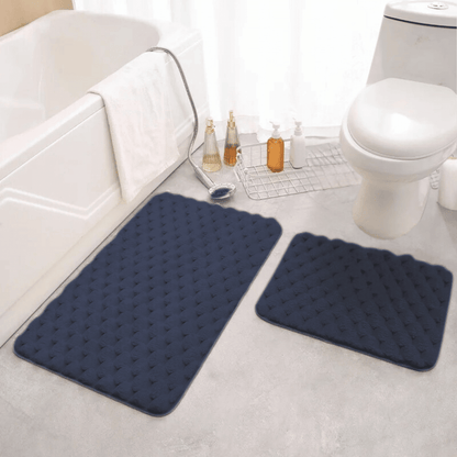 CHENILLE FLUFFY BATHMAT SET 2 PIECE