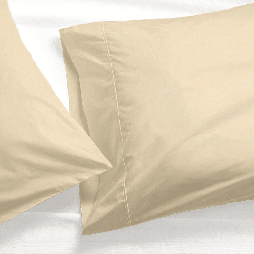 COMFYB 100% COTTON NUDE PILLOWCASES