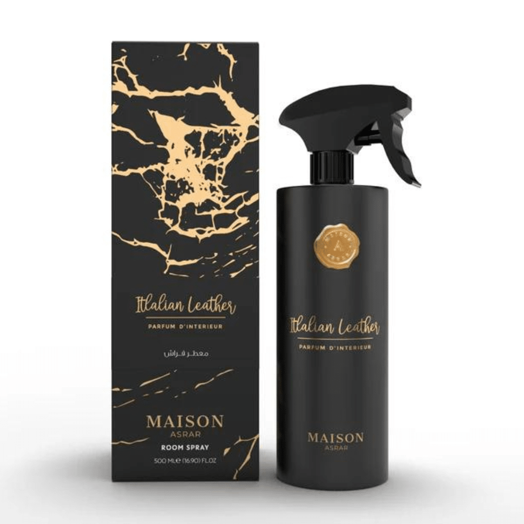 LUXURY ASRAR AIR FRESHENER SPRAY ITALIAN LEATHER FRAGRANCE