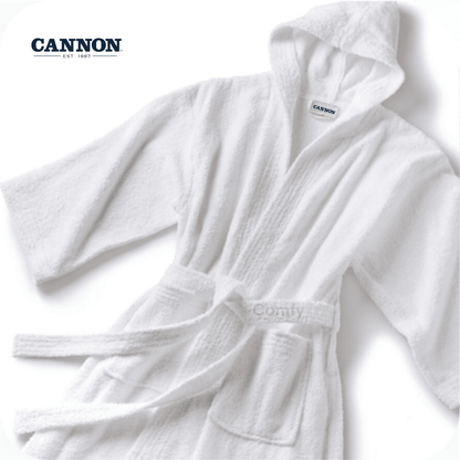 CANNON SINGLE BATHROBE 100% COTTON