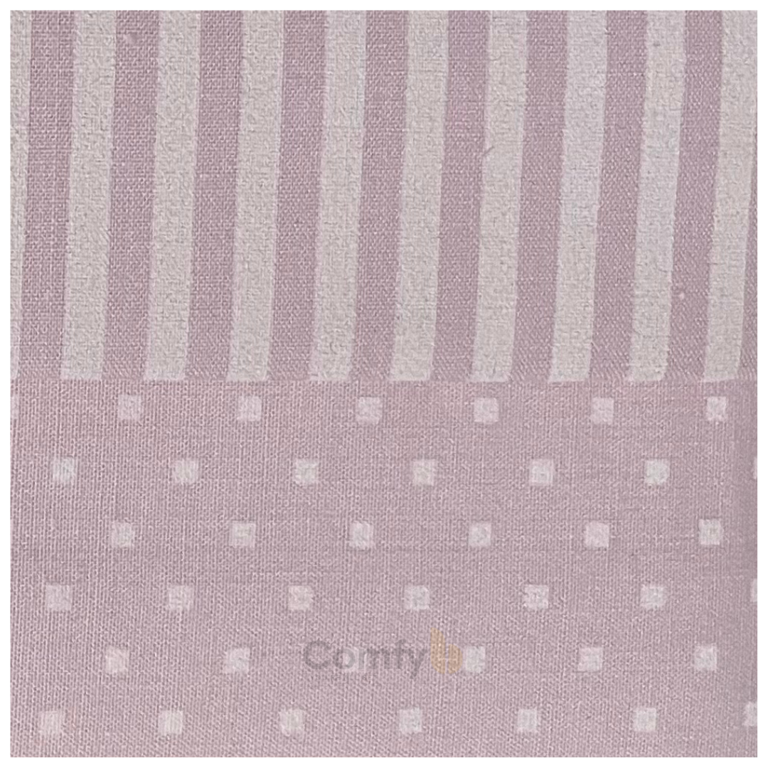 CANNON DOTS & STRIPE POLY COTTON 50/50 SOLID BED SETS