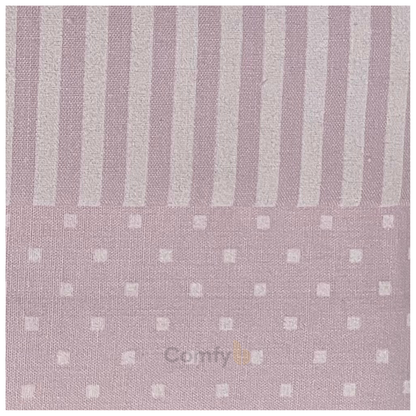 CANNON DOTS & STRIPE POLY COTTON 50/50 SOLID BED SETS