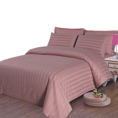 COMFYB LUXURY 100% COTTON SATIN BED SET SOLID