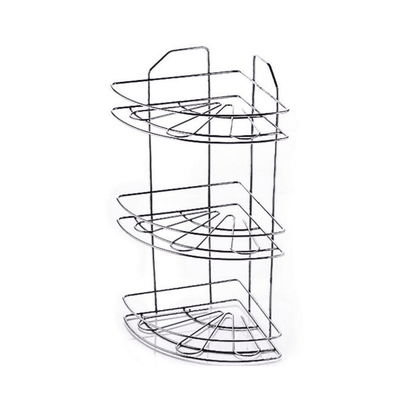 STORAGE RACK WALL MOUNTING STAINLESS STEEL PLATED 3 LAYERS