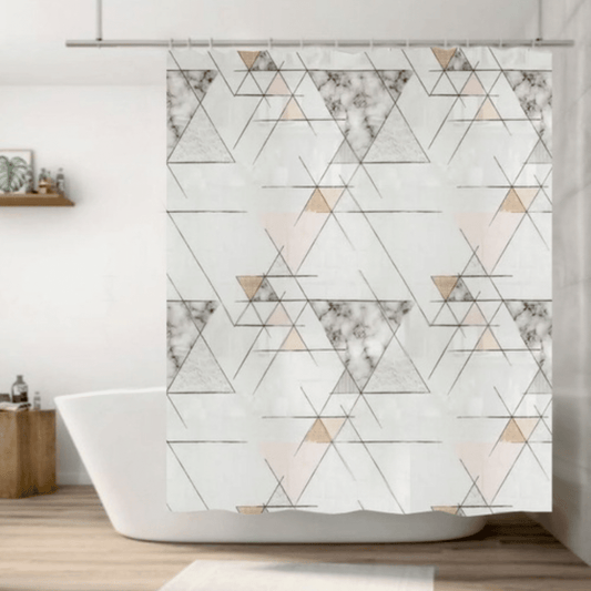 DEROF PRINTED SHOWER CURTAIN