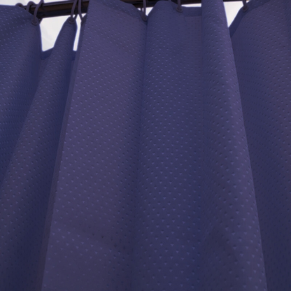 DELANO WATERPROOF DOTS BATHROOM CURTAIN