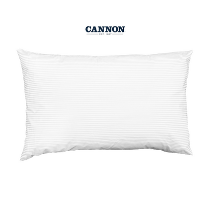 CANNON STRIPES POLY COTTON SOLID PILLOWCASES 2 PIECES