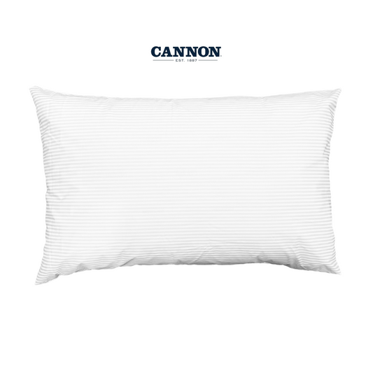 CANNON STRIPES POLY COTTON SOLID PILLOWCASES 2 PIECES