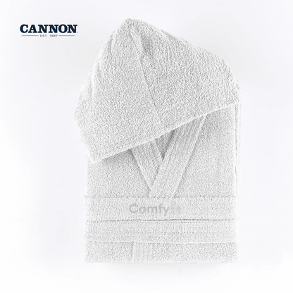 CANNON SINGLE BATHROBE 100% COTTON