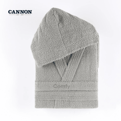 CANNON SINGLE BATHROBE 100% COTTON