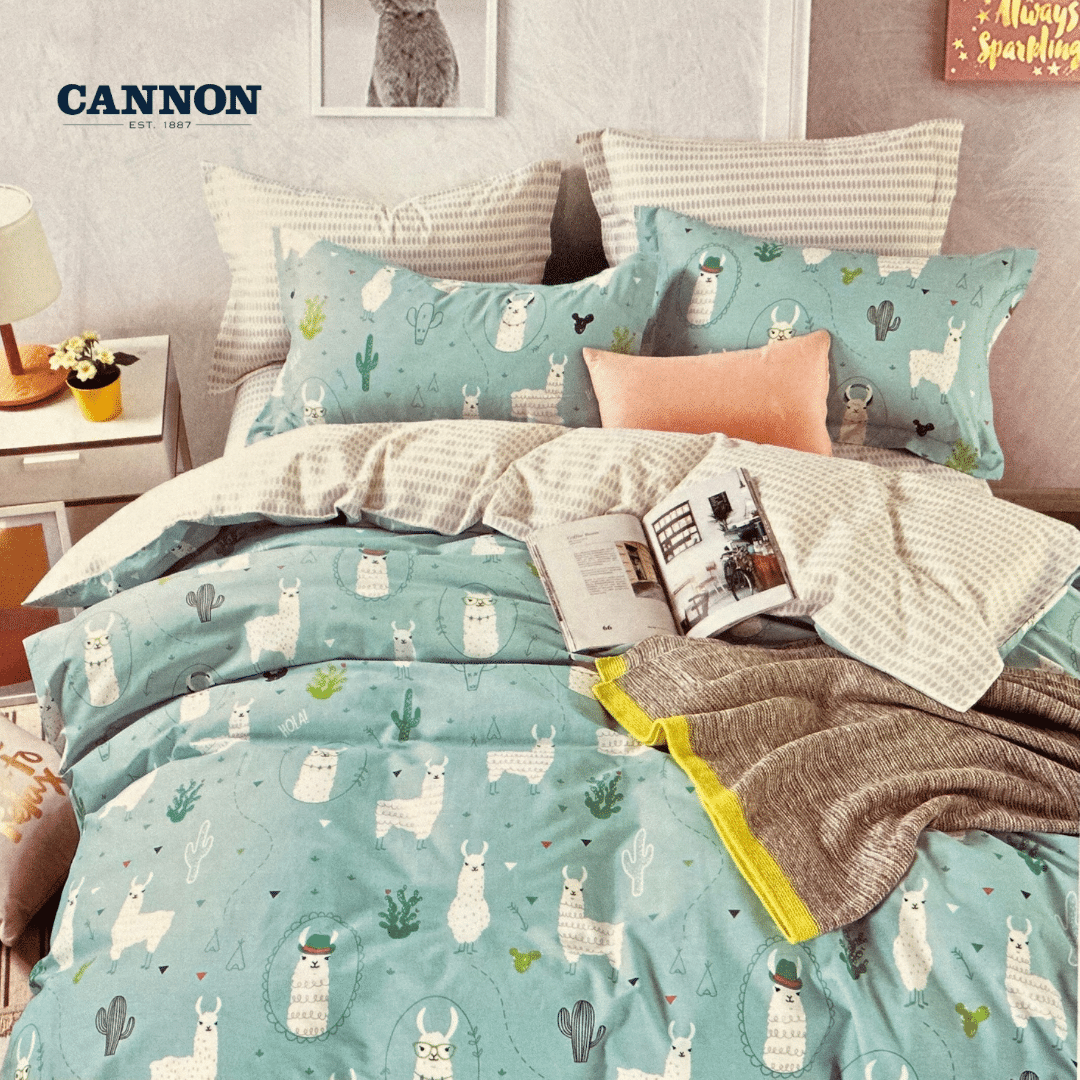 CANNON 100% COTTON CACTUS KIDS' BED SET