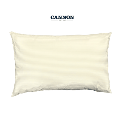 CANNON STRIPES POLY COTTON SOLID PILLOWCASES 2 PIECES