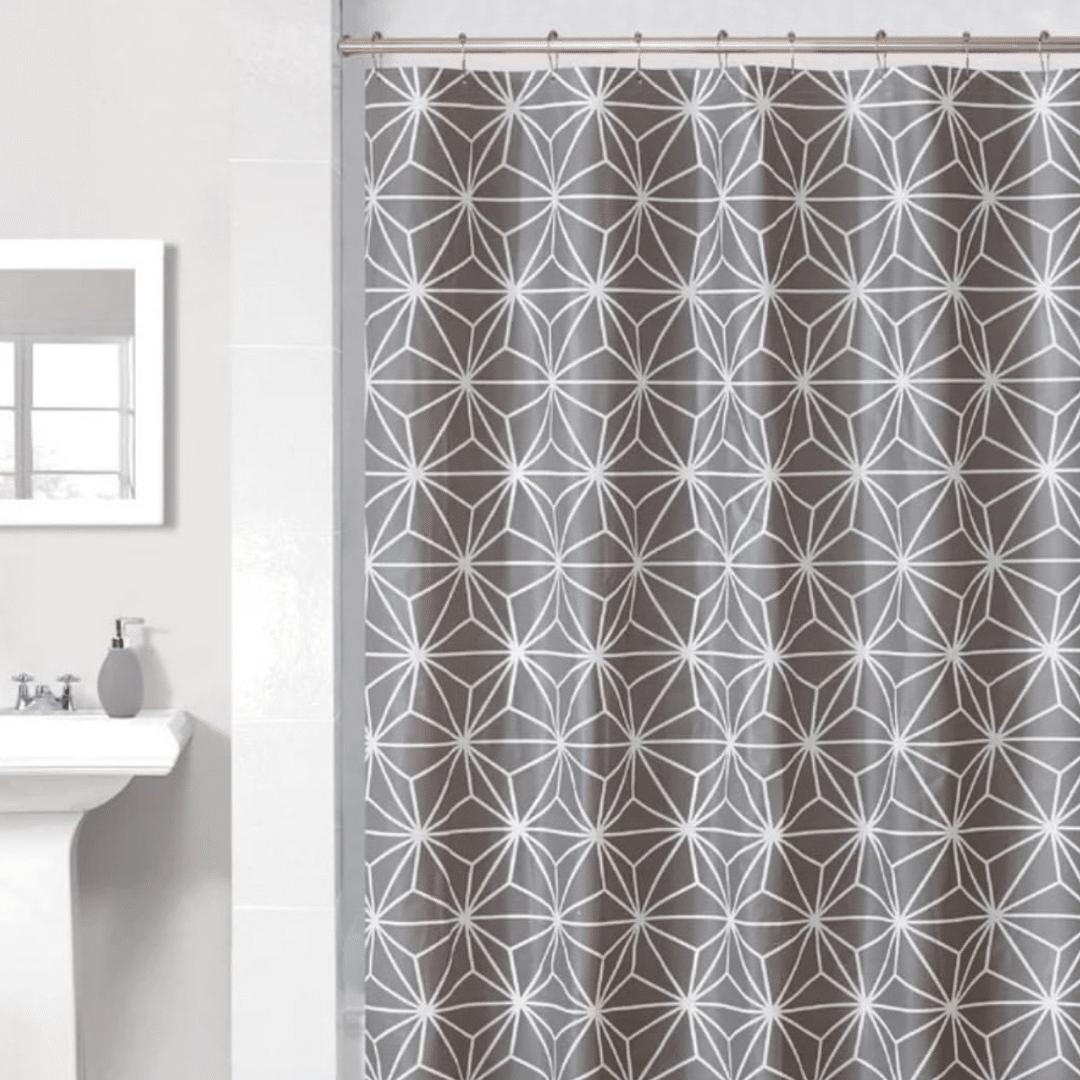 BENAS PRINTED SHOWER CURTAIN