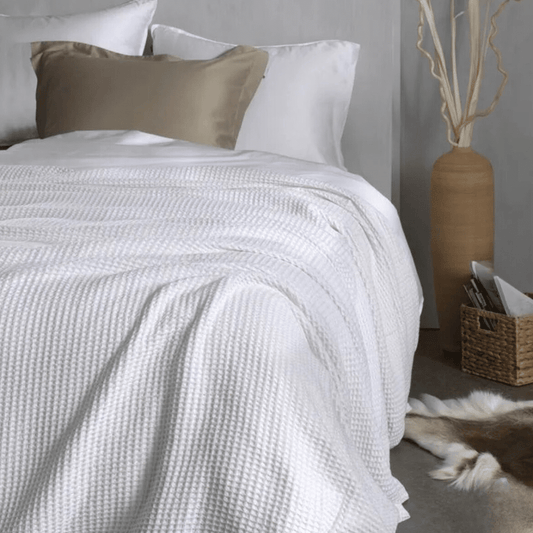 COMFYB 100% COTTON PIKE WAFFLE NUDES SUMMER BLANKETS