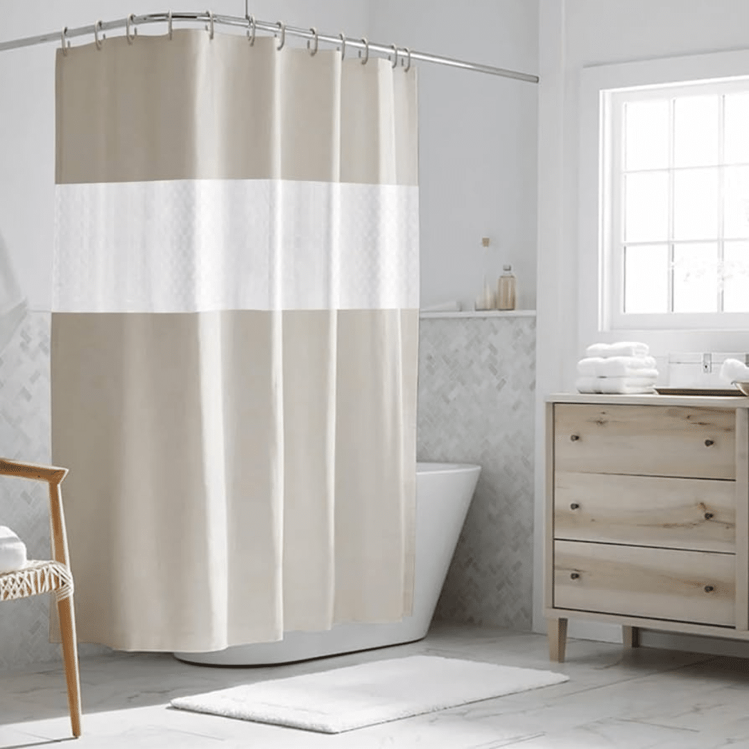 TRAN WATERPROOF BATH SHOWER CURTAIN