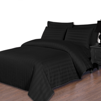 COMFYB LUXURY 100% COTTON SATIN BED SET SOLID