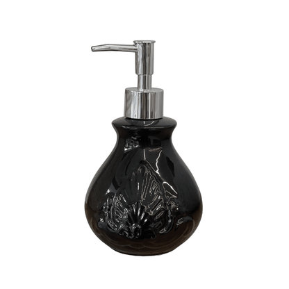 PORCELAIN SOAP DISPENSER LEAF