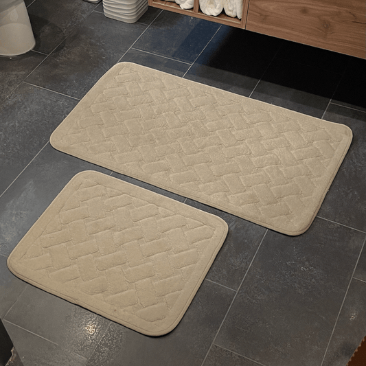 CALO 100% COTTON BATHMAT SET 2 PIECES