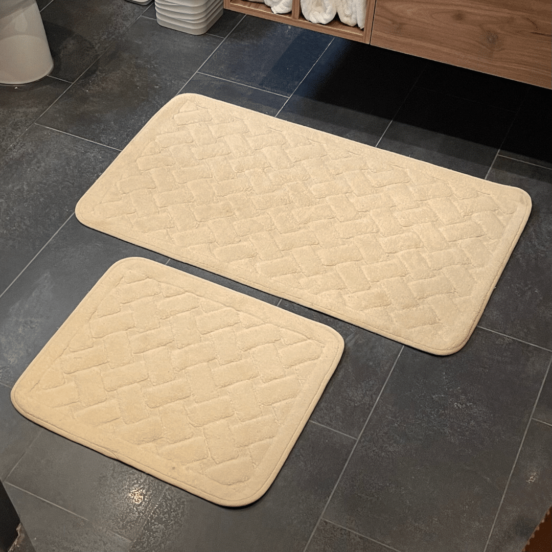 CALO 100% COTTON BATHMAT SET 2 PIECES