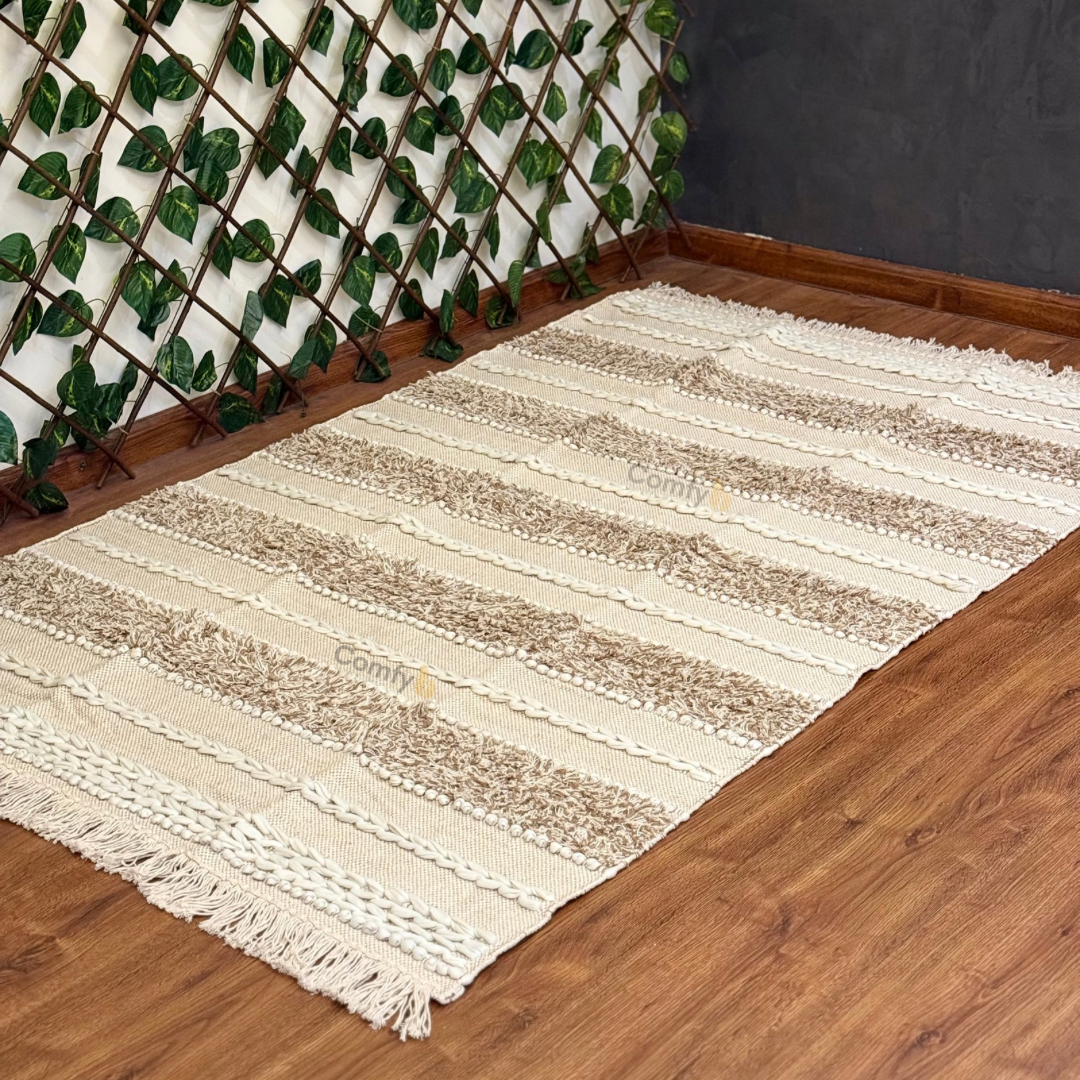 BOHO STYLE RUG WITH TASSELS JADOL