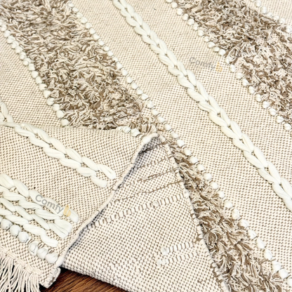 BOHO STYLE RUG WITH TASSELS JADOL