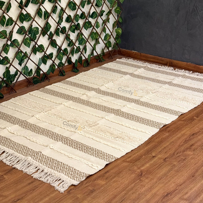 BOHO STYLE RUG WITH TASSELS RIOM