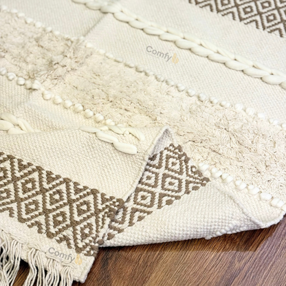 BOHO STYLE RUG WITH TASSELS RIOM