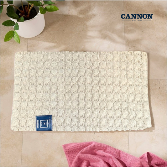 CANNON 100% COTTON CURL BATHMAT