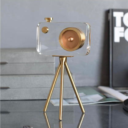 STYLISH CAMERA GOLD WITH STAND