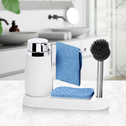 OKY SOAP DISPENSER & BRUSH HOLDER SET