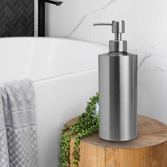 ALUMINUM SOAP DISPENSER LONG