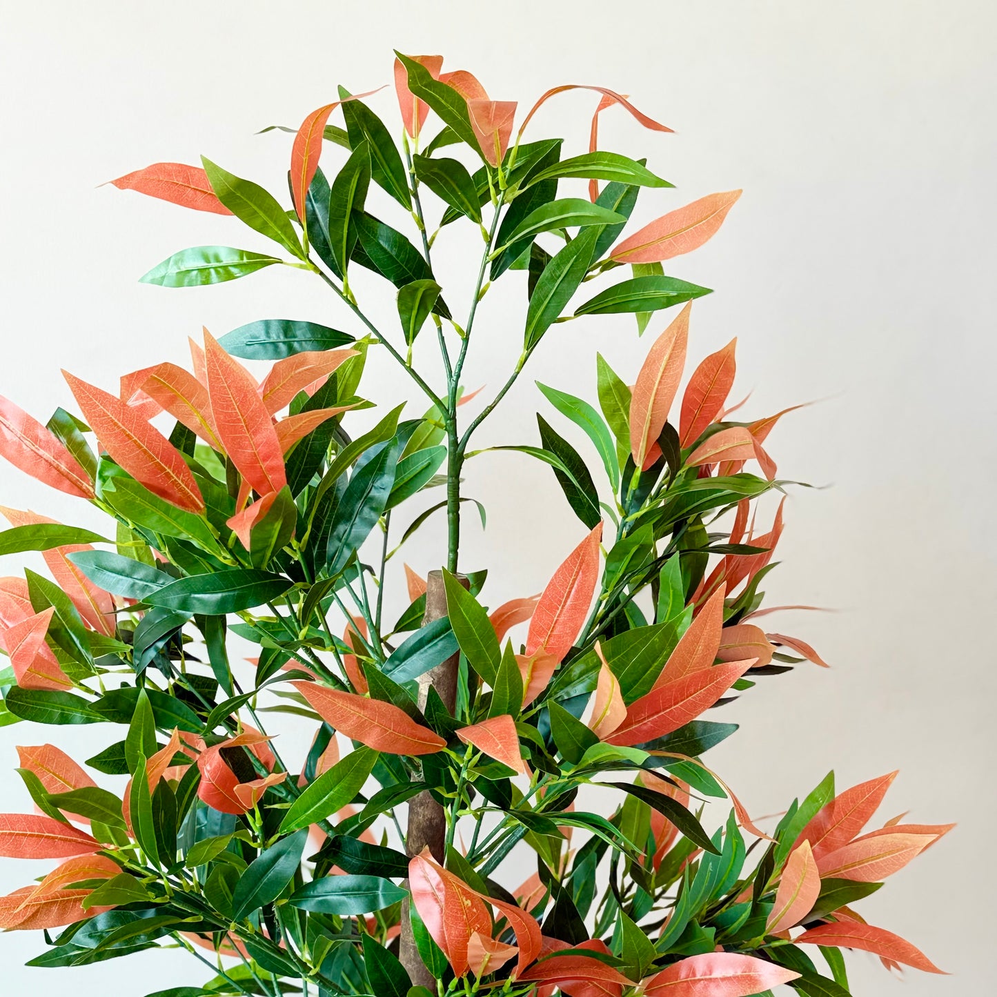 ARTIFICIAL LEAF FICUS TREE RED AND GREEN