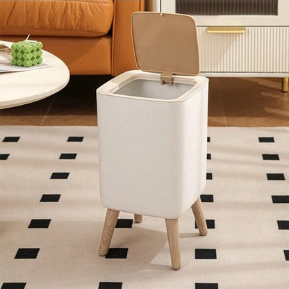 KEPO TRASH CAN WITH LID & 4 FEET