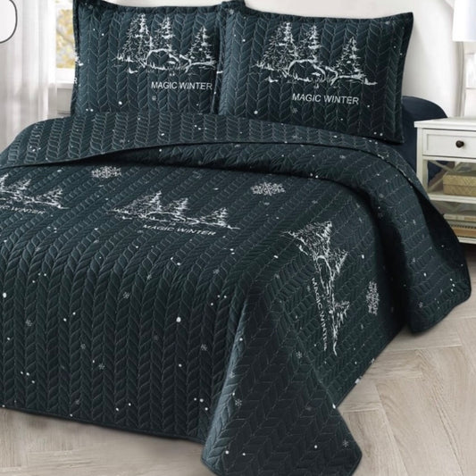 LEANE PRINTED BEDSPREAD