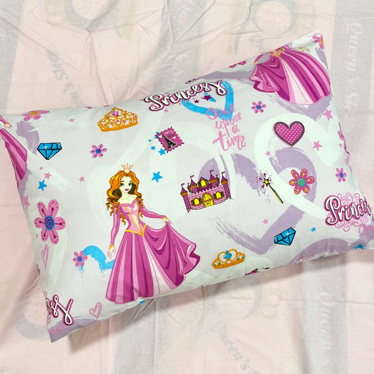 COMFYB 100% COTTON KIDS PILLOWCASE 2 PIECE PRINCESS