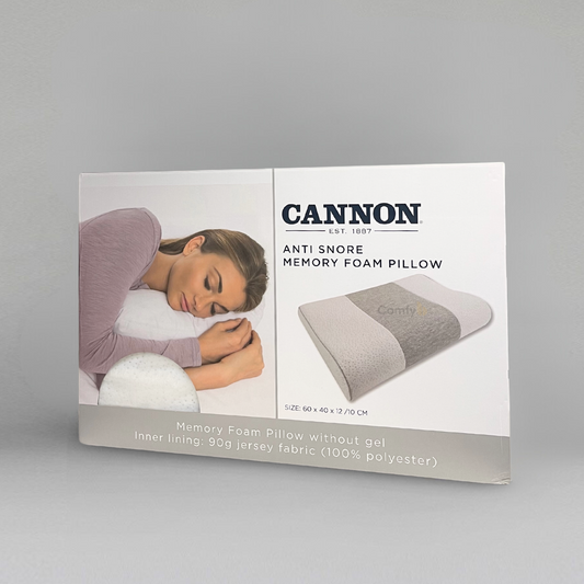 CANNON ANTI SNORE MEMORY FOAM CONTOUR PILLOW