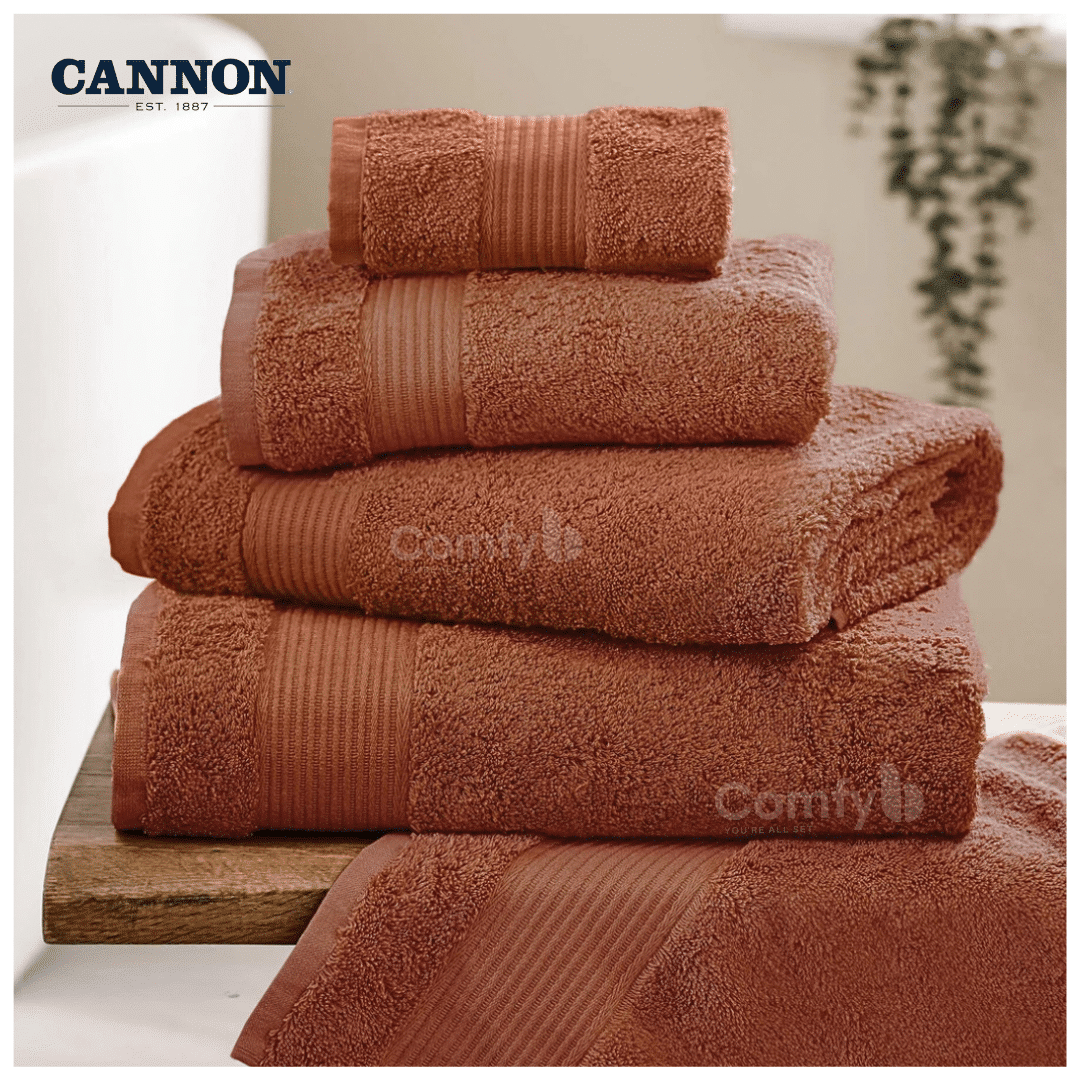 CANNON 100% COTTON COLORFUL TOWELS