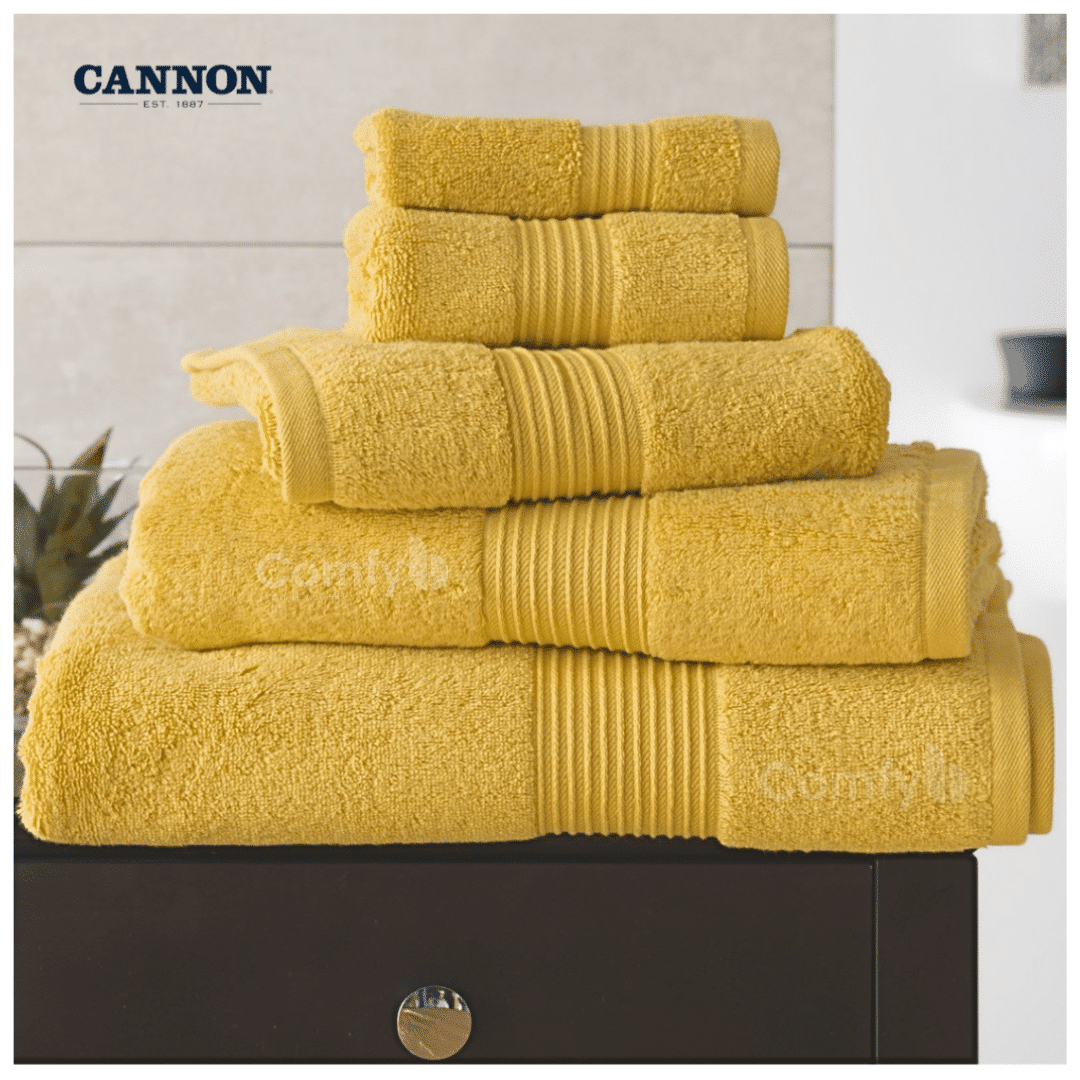 CANNON 100% COTTON COLORFUL TOWELS